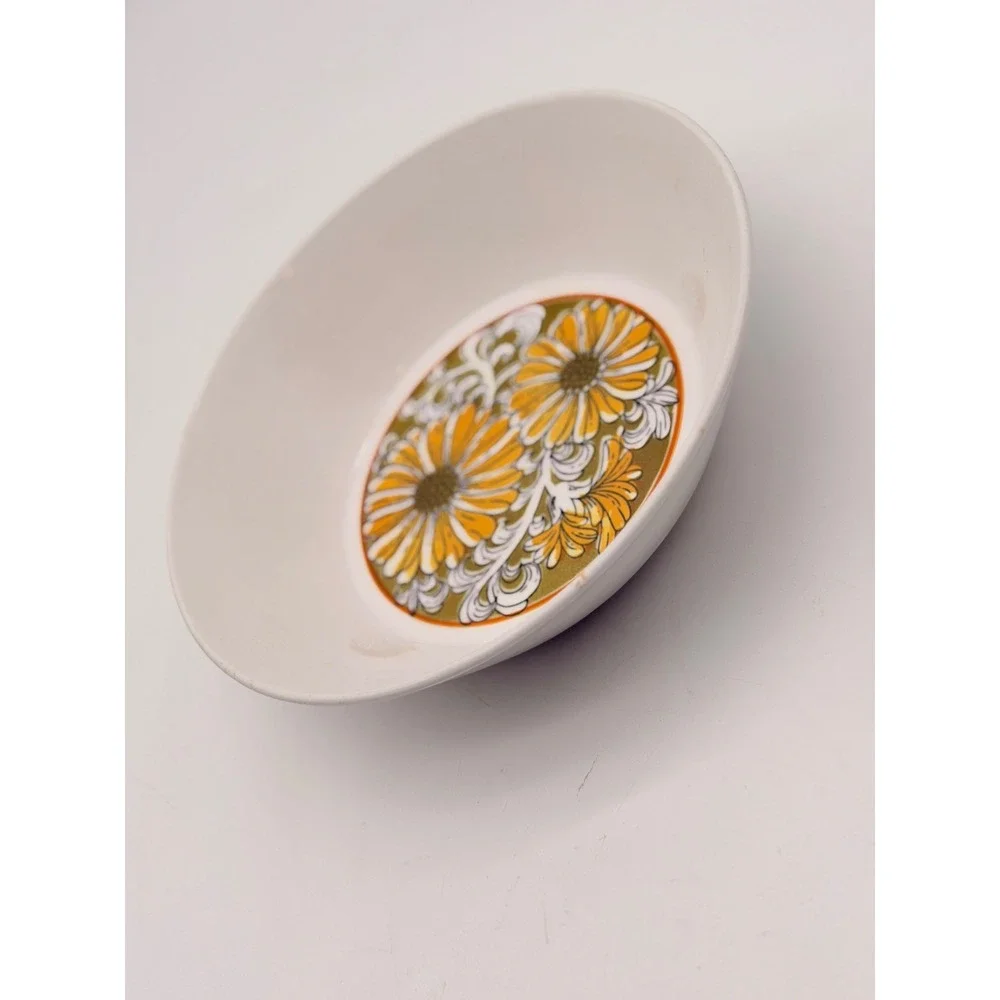 Mikasa Duplex Ben Seibel Sunflower 2519 Bowl Vintage MCM Japan Ceramic Floral